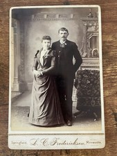 Vintage Cabinet Card. Couple