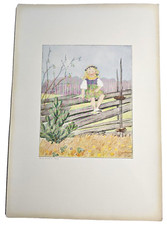 Elsa Beskow 16 X 11 Print Of